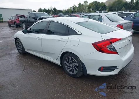 2018 Honda Civic Ex from USA, damaged, VIN 19XFC2F7XJE005037
